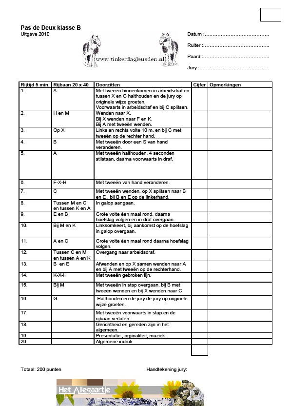 Voorbeeld Pas de Deux